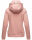 Marikoo Chihiroo Damen Hoodie mit Stehkragen Kapuzenpullover B913 P.-Rosa-Gr.M