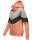 Navahoo Honigperle Damen Blocking Color Hoodie Kapuzenpullover B914 Apricot Größe S - Gr. 36