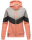 Navahoo Honigperle Damen Blocking Color Hoodie Kapuzenpullover B914 Apricot Größe XL - Gr. 42