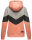 Navahoo Honigperle Damen Blocking Color Hoodie Kapuzenpullover B914 Apricot Größe XL - Gr. 42