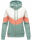 Navahoo Honigperle Damen Blocking Color Hoodie Kapuzenpullover B914 Dusty Mint Melange  Größe M - Gr. 38