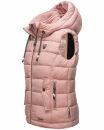 Marikoo Taisaa Damen Stepp Weste Übergangsjacke mit Stehkragen B866 Powder-Rose-Gr.XS