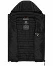 Marikoo Hasenpfote Damen Weste Steppweste mit Kapuze B915 Schwarz Größe L - Gr. 40