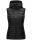 Marikoo Hasenpfote Damen Weste Steppweste mit Kapuze B915 Schwarz Größe XL - Gr. 42