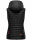 Marikoo Hasenpfote Damen Weste Steppweste mit Kapuze B915 Schwarz Größe XL - Gr. 42