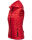 Marikoo Hasenpfote Damen Weste Steppweste mit Kapuze B915 Rot Größe XXXL - Gr. 46