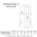 Marikoo Hasenpfote Damen Weste Steppweste mit Kapuze B915 Berry Größe M - Gr. 38