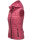Marikoo Hasenpfote Damen Weste Steppweste mit Kapuze B915 Berry Größe M - Gr. 38