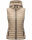 Marikoo Hasenpfote Damen Weste Steppweste mit Kapuze B915 Taupe Größe XS - Gr. 34