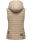 Marikoo Hasenpfote Damen Weste Steppweste mit Kapuze B915 Taupe Größe M - Gr. 38