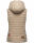 Marikoo Hasenpfote Damen Weste Steppweste mit Kapuze B915 Taupe Größe L - Gr. 40