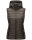 Marikoo Hasenpfote Damen Weste Steppweste mit Kapuze B915 Anthrazit Größe XXXL - Gr. 46