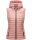 Marikoo Hasenpfote Damen Weste Steppweste mit Kapuze B915 Puder Rosa Größe S - Gr. 36