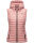 Marikoo Hasenpfote Damen Weste Steppweste mit Kapuze B915 Puder Rosa Größe M - Gr. 38
