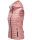 Marikoo Hasenpfote Damen Weste Steppweste mit Kapuze B915 Puder Rosa Größe M - Gr. 38