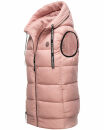 Navahoo Kassidy Damen Stepp Weste Übergangsweste B860 Puder-Rosa-Gr.M