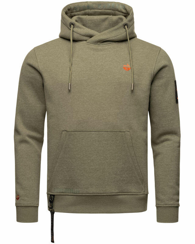 Stone Harbour Crazy Frank Herren Hoodie B717 Dusty Olive - Melange Größe S - Gr. S