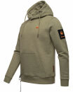 Stone Harbour Crazy Frank Herren Hoodie B717 Dusty Olive - Melange Größe S - Gr. S