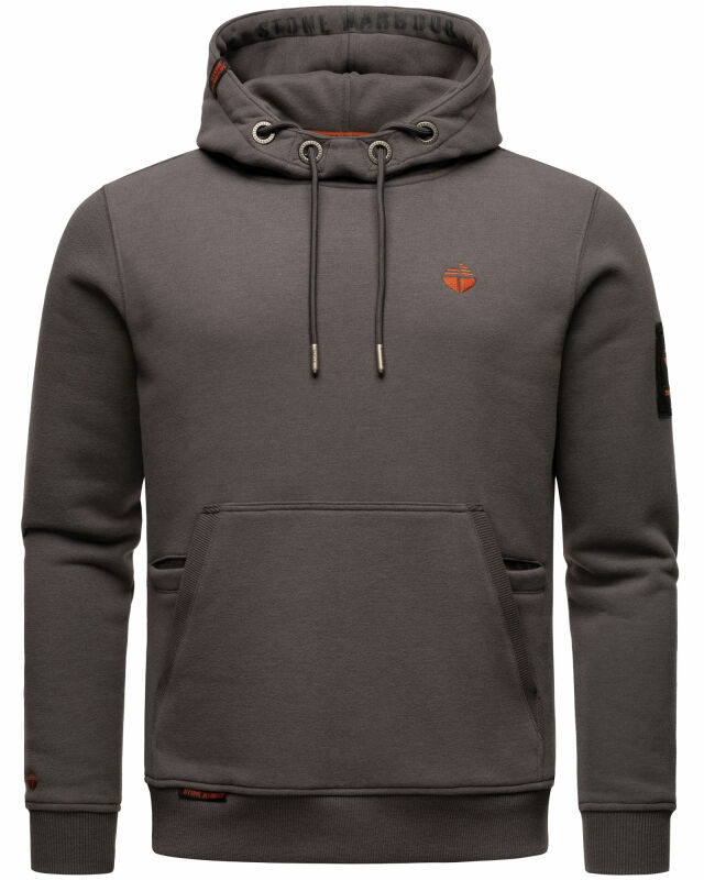 Stone Harbour Ty Trey Herren Hoodie Dunkelgrau-Gr.L