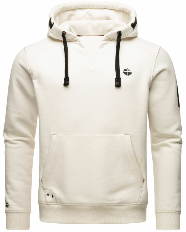 Stone Harbour Funny Finch Herren Hoodie Weiss-Gr.S