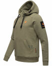 Stone Harbour Funny Finch Herren Hoodie Olive-Mel-Gr.S