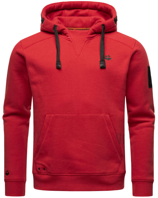Stone Harbour Funny Finch Herren Hoodie Rot-Gr.S
