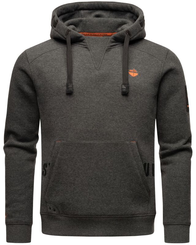Stone Harbour Funny Finch Herren Hoodie D.Grau-Mel-Gr.S