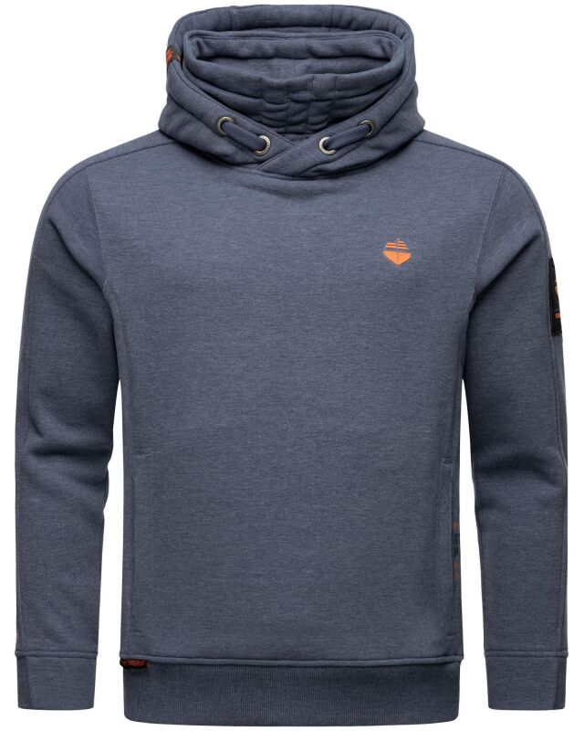 Stone Harbour Emilio Eduardo Herren Hoodie B721 Dusty Blau - Melange Größe XXL - Gr. 2XL