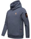 Stone Harbour Emilio Eduardo Herren Hoodie B721 Dusty Blau - Melange Größe XXL - Gr. 2XL