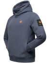Stone Harbour Emilio Eduardo Herren Hoodie B721 Dusty Blau - Melange Größe XXL - Gr. 2XL