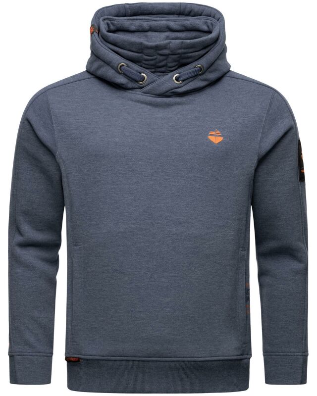 Stone Harbour Emilio Eduardo Herren Hoodie B721 Dusty Blau - Melange Größe XXXL - Gr. 3XL