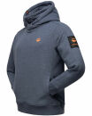 Stone Harbour Emilio Eduardo Herren Hoodie B721 Dusty Blau - Melange Größe XXXL - Gr. 3XL