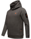 Stone Harbour Emilio Eduardo Herren Hoodie B721 Dunkelgrau Größe S - Gr. S