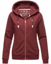 Navahoo Engelshaar Damen hoodie B916 Bordeaux Größe XS - Gr. 34