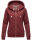 Navahoo Engelshaar Damen hoodie B916 Bordeaux Größe XS - Gr. 34