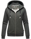 Navahoo Engelshaar Damen hoodie B916 Dunkelgrau - Melange Größe L - Gr. 40