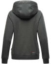 Navahoo Engelshaar Damen hoodie B916 Dunkelgrau - Melange Größe L - Gr. 40