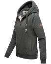 Navahoo Engelshaar Damen hoodie B916 Dunkelgrau - Melange Größe XL - Gr. 42