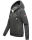 Navahoo Engelshaar Damen hoodie B916 Dunkelgrau - Melange Größe XL - Gr. 42