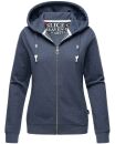 Navahoo Engelshaar Damen hoodie B916 Dusty Blau - Melange Größe L - Gr. 40