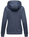Navahoo Engelshaar Damen hoodie B916 Dusty Blau - Melange Größe L - Gr. 40