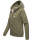 Navahoo Engelshaar Damen hoodie B916 Dusty Olive - Melange Größe XS - Gr. 34