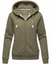 Navahoo Engelshaar Damen hoodie B916 Dusty Olive - Melange Größe S - Gr. 36