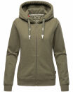 Navahoo Engelshaar Damen hoodie B916 Dusty Olive - Melange Größe S - Gr. 36