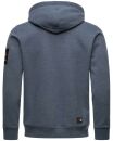 Stone Harbour Billie Joy Herren Sweatjacke Hoodie B722 Dusty Blau - Melange Größe XXL - Gr. 2XL