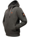 Stone Harbour Billie Joy Herren Sweatjacke Hoodie B722 Dunkelgrau - Melange Größe S - Gr. S
