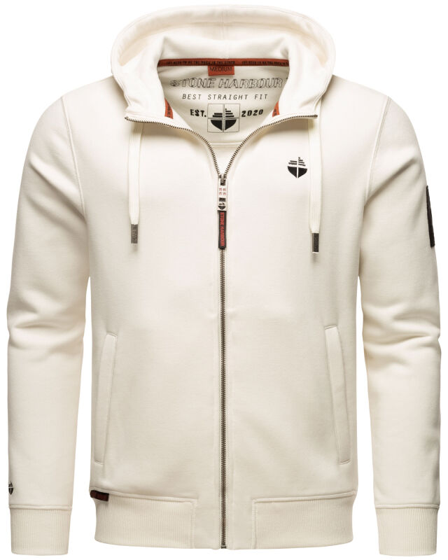 Stone Harbour Billie Joy Herren Sweatjacke Hoodie B722 Weiss Größe XXXL - Gr. 3XL