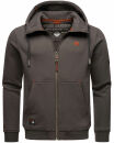Stone Harbour Jacobi Jami Herren Sweatjacke Hoodie B723 Dunkelgrau Größe S - Gr. S