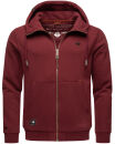 Stone Harbour Jacobi Jami Herren Sweatjacke Hoodie B723 Bordeaux Größe S - Gr. S