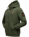 Stone Harbour Jacobi Jami Herren Sweatjacke Hoodie B723 Dunkel Olive Größe S - Gr. S